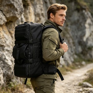 Mochila de Senderismo con Gran Capacidad, Sistema de Ventilación, Convertible a Bandolera, <span class=keywords><strong>para</strong></span> Caza, Táctica, Viajes y <span class=keywords><strong>Montaña</strong></span> - Product Image 3