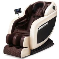 YINGSONG C57 Direktvertrieb Elektrischer Ganzkörper-Massagesessel mit Schwerelosigkeitsfunktion, 4D-Manipulator, Faltbares Design, Leder, Tragbar, HiFi