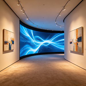 จอแสดงผล LED ทรงกระบอกในอาคาร XOB P2.5 โมดูลแบบยืดหยุ่น 360 องศา °   จอ LED แบบเสาสำหรับโฆษณาในห้างสรรพสินค้า - Product Image 2