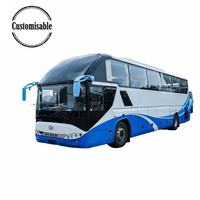 Bus de transport longue distance d'occasion Higer 6122 à 47 places avec transmission manuelle et moteur diesel