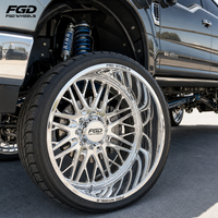 Jantes de camion forgées personnalisées polies 22x12 24x14 24x12 26x16 28x16 30x16 PCD 6x139.7 8x6.5 8x180 8x170 pour GMC Sierra Ford RAM