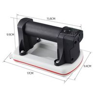 Ventouse électrique à aspiration pour carrelage avec écran numérique, pompe à air puissante, lève-verre portable