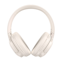 USAMS YH21 headphone mikrofon, headphone nirkabel Bluetooth 5.3 dapat diisi ulang dan diisi ulang