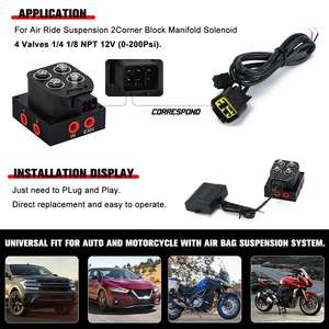 วาล์วระบบกันสะเทือนแบบลม ALITAIR ขนาด 1/4'' <span class=keywords><strong>3</strong></span>/8'' 1/<span class=keywords><strong>2</strong></span>'' NPT รุ่น VU2 VUC2 ชุดวาล์วควบคุมลมแบบ <span class=keywords><strong>2</strong></span> ทาง สำหรับระบบกันสะเทือนแบบลม ชุดอุปกรณ์ระบบกันสะเทือนแบบลม - Product Image 6