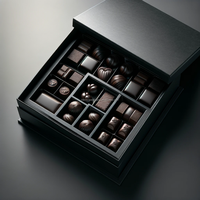 KEXIN Mini boîte d'emballage personnalisée de luxe de qualité alimentaire avec plateau à insérer pour chewing-gum au chocolat et sushi et mini gâteau avec gaufrage