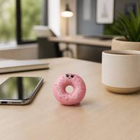 Vente en gros de jouets anti-stress en mousse PU à rebond lent en forme de beignets et d'emojis de dessins animés, pour enfants et adultes, cadeau OEM