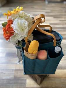 Sac fourre-tout en toile de coton Ruthbag avec sacs d'épicerie de marché fermier de poche motif imprimé animal pour le shopping - Product Image 6