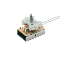 Interrupteur rotatif à motif floral et oiseau avec plaque en plastique 1000W 41x25x23mm pour radiateurs électriques