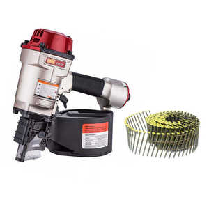 Vente Flash : Cloueur pneumatique à bobine pour toiture, idéal pour palettes et matériaux en acier, personnalisable, support OEM - Product Image 1