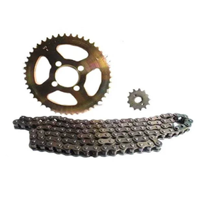 Kit de chaîne et pignons de transmission 150cc pour moto – Pièces de rechange avant et arrière – Accessoires moto - Product Image 1