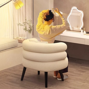 Cadeira Sofá de Maquiagem de Lazer para Uma Pessoa para Sala de Estar de Luxo de Alta Qualidade por Atacado Cadeira de Penteadeira para Quarto e Closet - Product Image 2