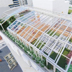 مخصصة لأسقف متداخلة في الهواء الطلق البولي كربونات قابل للسحبها من الخارج ، مرفقات مخصصة - Product Image 4