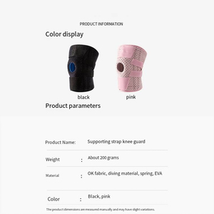 Onder druk staande sportkniebeschermer Basketbal Fietsen Buiten Bergbeklimmen Meniscusgewrichtsondersteuning Hardlopen Ademende Patella-kniebeschermer - Product Image 3