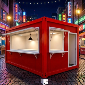 Conteneur commercial extérieur, entrepôt de 20 pieds, maison mobile, kiosque de vente, conteneur, café, bar, <span class=keywords><strong>restaurant</strong></span> de restauration rapide - Product Image 1