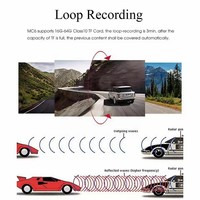 Caméra embarquée 2-en-1 avec détecteur radar intelligent et enregistreur de vitesse