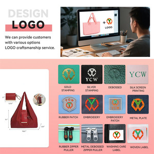 <span class=keywords><strong>Sac</strong></span> fourre-tout en cuir personnalisé, pliable, réutilisable, mini, <span class=keywords><strong>avec</strong></span> porte-clés, fermeture à bouton, sangle à chaîne, grande capacité, pour femmes, usage quotidien - Product Image 6