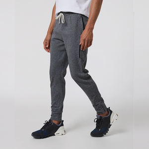 กางเกงวิ่งขายาวสำหรับผู้ชายสายรัดเอวยางยืดแบบเชือกรูดน้ำหนักเบาโลโก้ออกแบบได้ตามต้องการ - Product Image 3