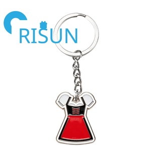 Porte-clés Souvenirs du Festival de la <span class=keywords><strong>Bière</strong></span> Bavarois Allemand en Métal, Personnalisé avec Émail UV, Chapeau Alpin d'Oktoberfest, Vente en Gros - Product Image 5