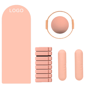 Set Portátil de 5 Piezas para <span class=keywords><strong>Pilates</strong></span>, <span class=keywords><strong>Accesorios</strong></span> de <span class=keywords><strong>Pilates</strong></span> para el Hogar, Kit de Entrenamiento de Resistencia de Yoga con Esterilla de Ejercicio Arqueada - Product Image 5