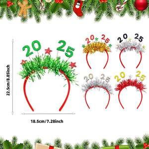 5ชิ้น2025คริสต์มาส headbands - Product Image 3