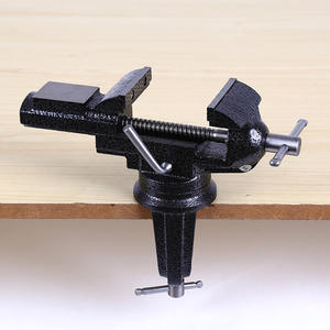 Tornillo de Banco Cuadrado de Acero y Hierro Fundido de 360 60 mm, Multifuncional, Mini Tornillo de Banco con Base Giratoria, Compatible con OEM, Directo de Fábrica - Product Image 1