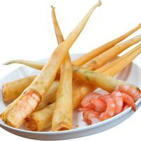 Bâtonnets de crevettes panés surgelés croustillants, dim sum, apéritif, nourriture pour les doigts, pour la restauration, les buffets d'hôtel