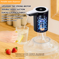 Pompa air portabel, Dispenser air portabel 5 galon (sekitar 18.9 liter), USB dapat diisi ulang dengan sumber daya baterai untuk penggunaan berkemah dan RV