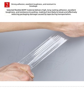 Ruban adhésif d'emballage OPP BOPP transparent silencieux à faible bruit YIHONG, échantillon gratuit, 48 mm x 66 m - Product Image 3