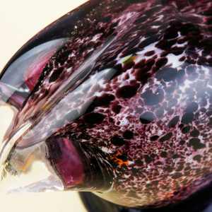 Ornements de pélican en verre de Murano rose faits à la main technique soufflée - Product Image 5