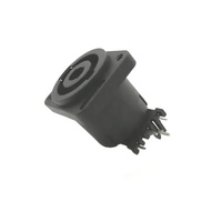 Dongguan ODM fabricant 90 degrés 4 broches châssis montage sur panneau femelle HPC Speakon socket neutrik XLR Connector