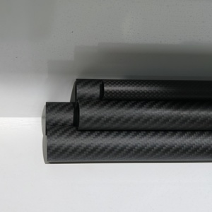 Resistente a altas temperaturas 120 ℃   Tubo de carbono puro - modificación de chasis automotriz para refuerzo ligero, tubo redondo - Product Image 6