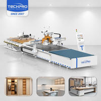 Machine de découpe et de perçage CNC pour panneaux de bois de meubles de bureau, avec système ATC, banc de perçage et lame de scie