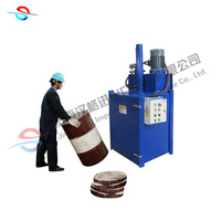 Compacteur de fûts hydraulique sur mesure de qualité industrielle pour le broyage des fûts