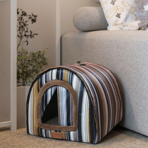 Best Verkopende <span class=keywords><strong>Xl</strong></span> Klaar Om Te Verzenden Huisdier Nest Super Zachte Comfortabele Hond Kat <span class=keywords><strong>Bed</strong></span> Warm Opvouwbaar Huisdier Grot Print Patroon Gemaakt Spons - Product Image 1