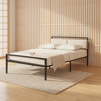 Base de lit double intelligente et réglable en acier inoxydable avec sommier à lattes, base zéro gravité, robuste et durable pour appartement, soins de santé et repos
