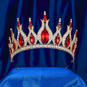 头饰公主皇冠头带梳子，适合女性优雅水钻发饰，适合新娘婚礼生日派对舞会 - Product Image 2