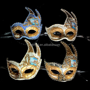 Masquerade Rome Carnival mặt nạ cho người lớn người đàn ông/phụ nữ bán sỉ vàng bạc Đồng crack mặt nạ cho các bên nhựa Bóng Mặt Nạ - Product Image 1