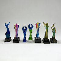 Trophées sportifs en résine personnalisés, fabrique de trophées en résine transparente pour divers événements sportifs