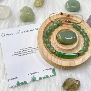 Natural Stone <b>Bracelet</b> Colorful Glass Beaded <b>Chakra</b> Cleansing Custom Logo for Wholesalers Fast Shipping - Product Image 1