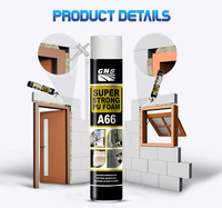 Nettoyant-colle-colmatant polyuréthane multi-usage GNS en spray pour usage professionnel avec applicateur pistolet/paille pour le transport