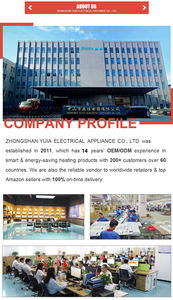 YIKA venta al por Mayor moderno Wifi Control remoto Led decorativo interior TV soporte 3 lados Australia calentador de chimenea eléctrica - Product Image 6