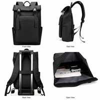 Mochila Porta Laptop de Gran Capacidad, para Negocios, Viajes, Impermeable, para Estudiantes, para Hombres, Personalizable