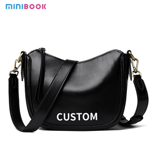 Minibolsos Personalizados de Hombro para Mujer, Bolsos Cruzados Cuadrados de Cuero Genuino para Dama, Bolsos de Diseño Casual al por Mayor - Product Image 1