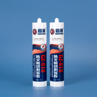 Colle ignifuge 1100C pour étanchéité de cheminée et chaudière, mastic silicone haute température, adhésif résistant à la chaleur