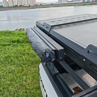 Tente de douche latérale pour voiture, imperméable, à coque rigide, pour toilettes et vestiaire montés sur véhicule, 4 saisons, pour le camping et les voyages tout-terrain