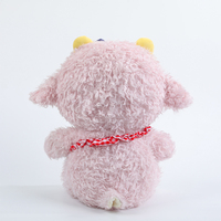 Boneka Domba Keriting Kawaii Grosir, Mainan Boneka Domba Pink Putih, Hadiah Pasangan & Persahabatan, Dekorasi Rumah, Hadiah Anak