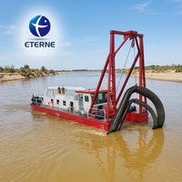 Nouvelle drague à aspiration de 10 pouces avec moteur diesel Weichai pour l'extraction de sable de rivière