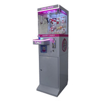 Machine à pièces d'intérieur jeu d'amusement mini grue machine à griffes jouets en peluche pour centre de jeux
