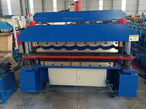 Tuile trapézoïdale et vitrée de nouveau Style formant la machine Machine à tôle de toiture monocouche pompe à moteur automatique en tôle - Product Image 3