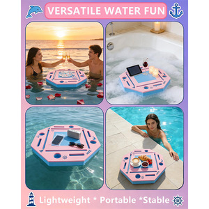 <span class=keywords><strong>Mesa</strong></span> de Mahjong Flotante Lista para Enviar, la Más Vendida, Tapete de Ajedrez para Piscina Impermeable de EVA, Venta Directa, Compatible con <span class=keywords><strong>Sam</strong></span>'s Club - Product Image 2